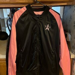 ~SOLD~Jeffree star pink bomber jacket brand new